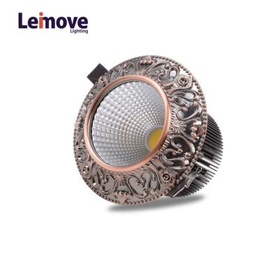 Leimove 10w slim led round downlight in best price LM8017 copper