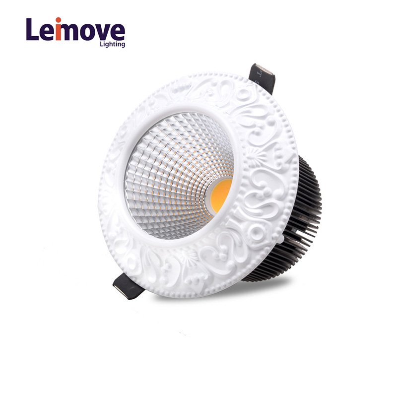 Leimove 10w slim led round downlight in best price LM8017 matte whlte