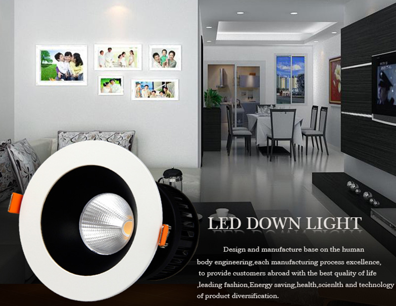 Leimove-High Luminance Commercial Recessed 15w Cob Led Downlight