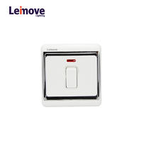 2017 86*86 20A 1 Gang 1 way Wall Switch