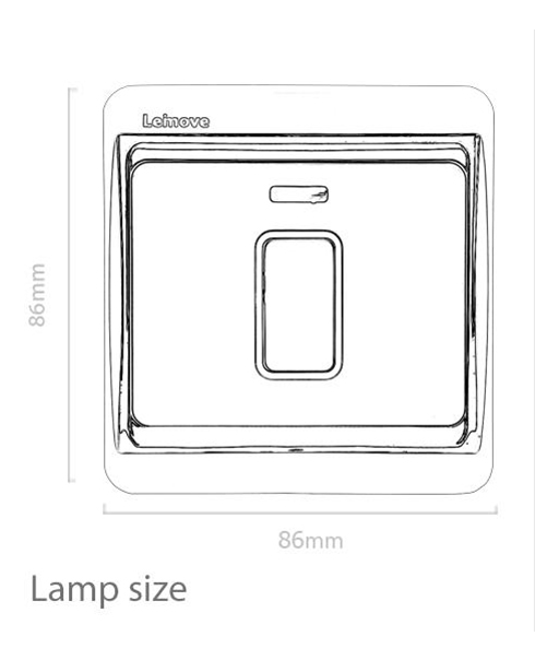 Leimove-20A 1 Gang 1 way Wall Switch | Leimove Ling Xuan White Series-1