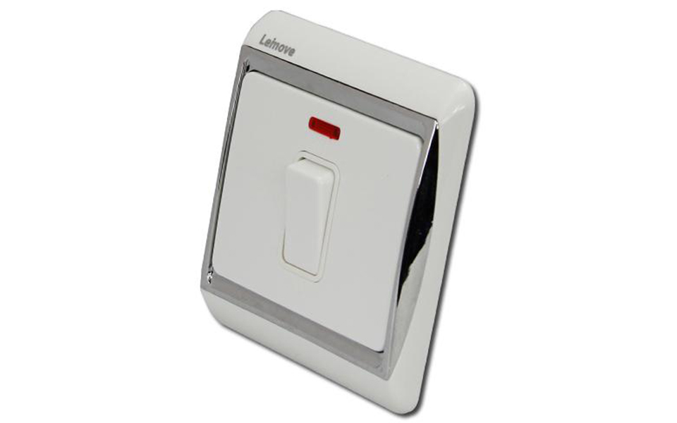 Leimove-20A 1 Gang 1 way Wall Switch | Leimove Ling Xuan White Series-6