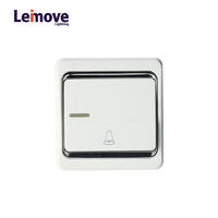 10A One Way 1 gang Door Bell Wall Switch