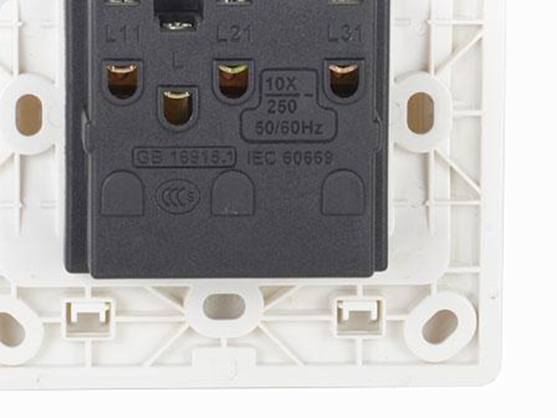 Leimove-Electric Home 3 Gang One Way Wall Switch | Leimove-3