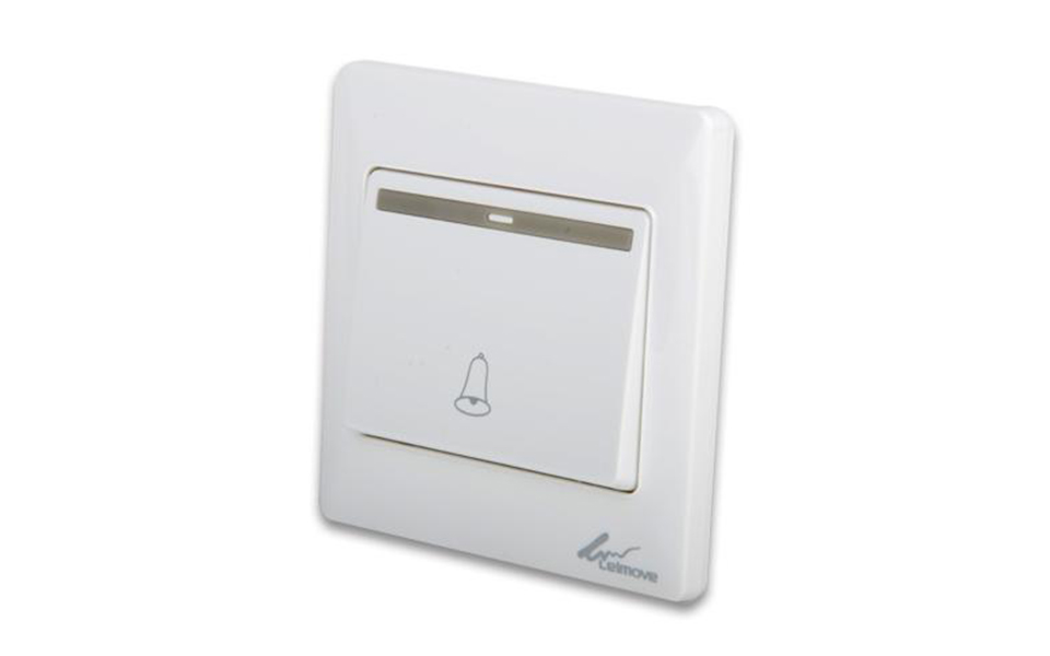 Leimove-One Way White Door Bell Wall Switch | Leimove-6