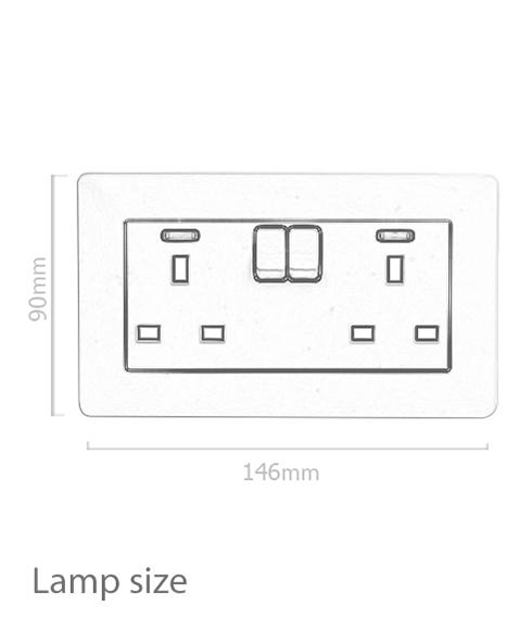 Leimove-Light Double Gang Electric Waterproof Switcher Wall Socket | Leimove-1