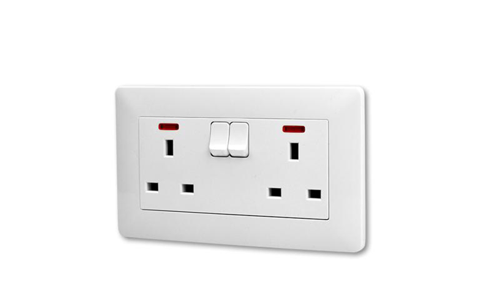 Leimove-Light Double Gang Electric Waterproof Switcher Wall Socket | Leimove-6