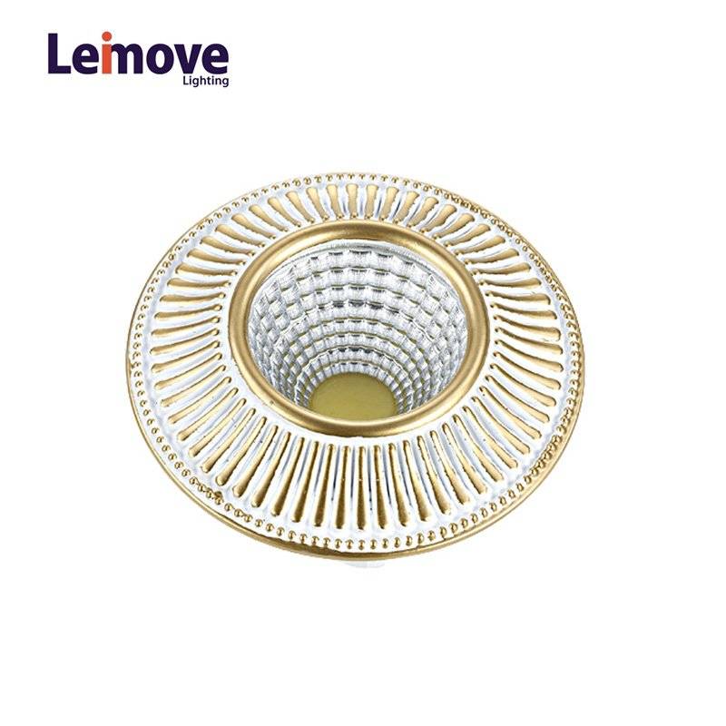 2017 New Cob Dimmable Led Downlight With 120mm Cut Out LM8018 Pearl Silver/Gold