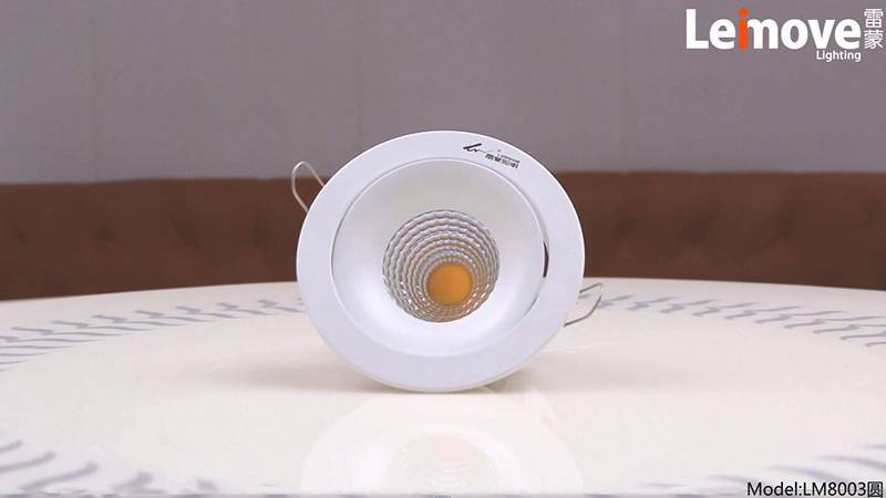 Leimove Energy-Saving LED Aluminium Alloy Hotel Used Indoor Lighting LM8003-round