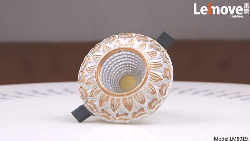 Leimove Energy-Saving LED Energy-Saving LED Anti-Dazzle European Downlight LM8019 5W/10W/15W