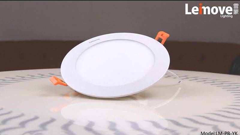 Leimove Led Round Type Ceiling Decoration Recessed Ceiling Panel Lights LM-PB-YK