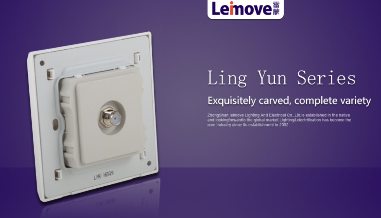 Leimove custom screwless white sockets top quality for telephone-6