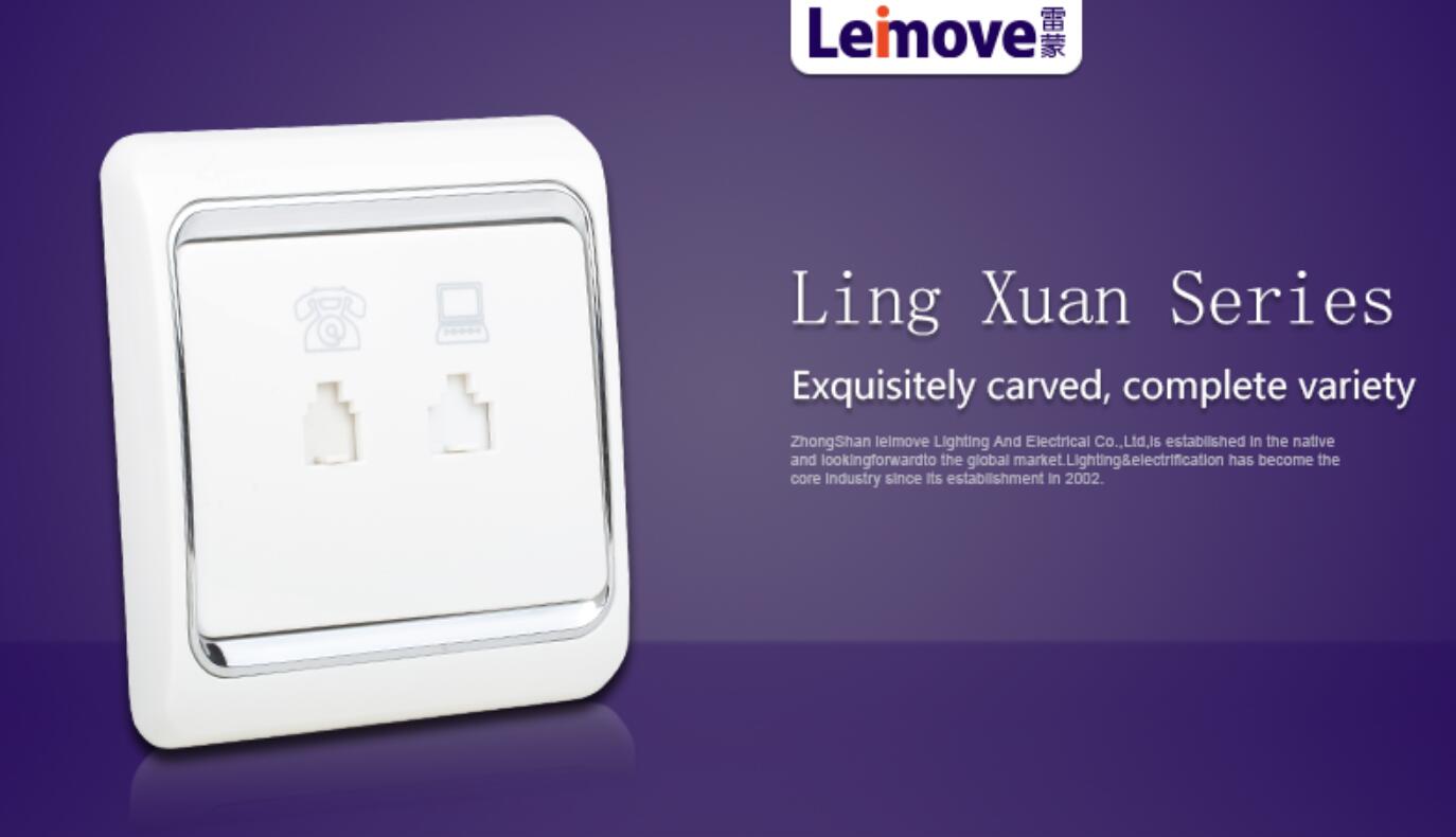 Leimove custom white electric sockets at discount for phone-4