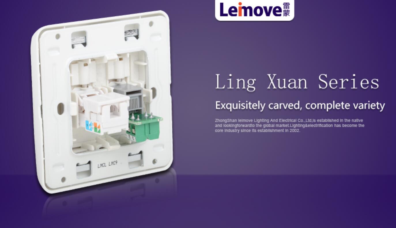 Leimove custom white electric sockets at discount for phone-5