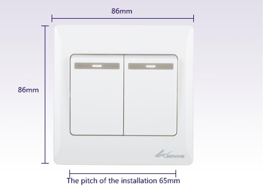 Leimove-High-quality Two Large Rocker Dual Switch | Ling Tong Series-1