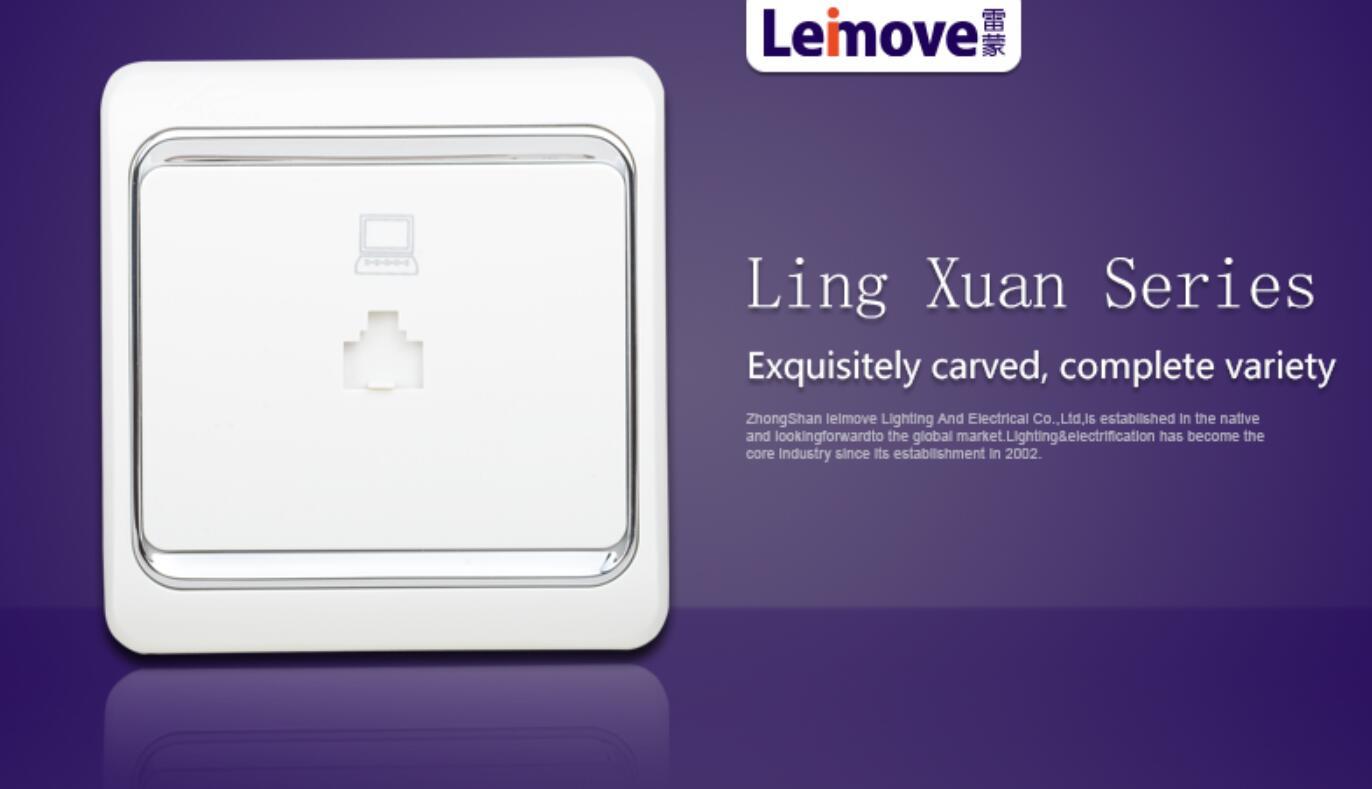 Leimove-High-quality Wall Power Socket | Single Computer Socket Lmla-2