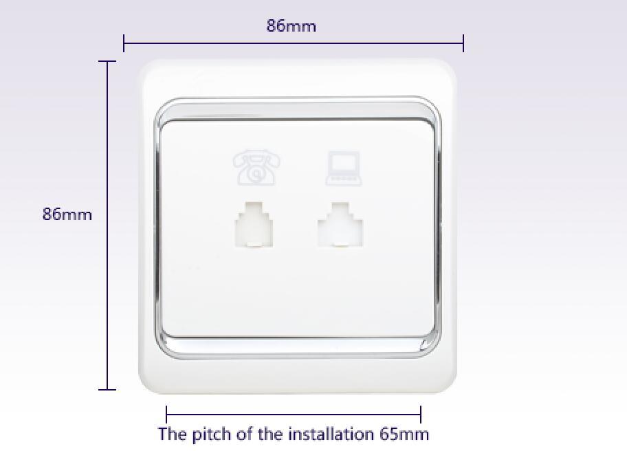 Leimove custom white electric sockets at discount for phone-2