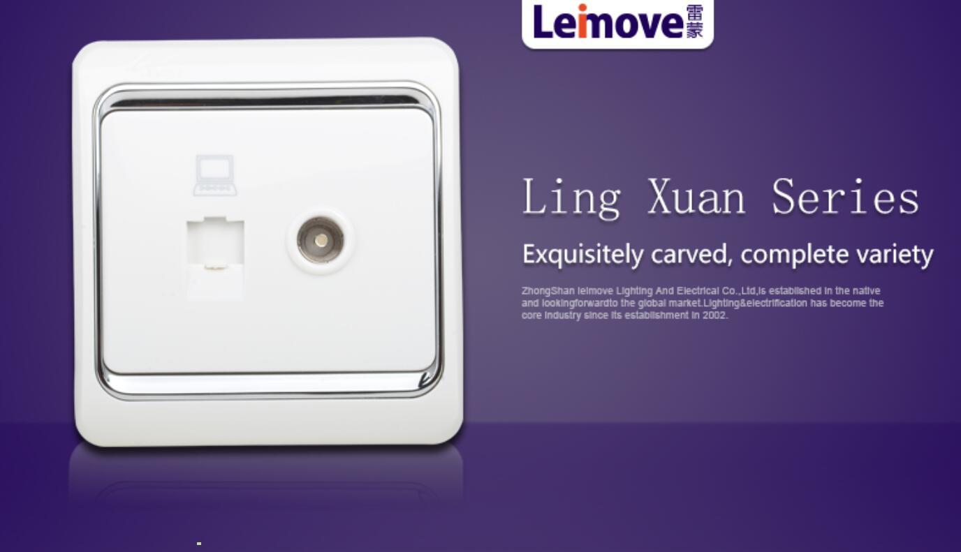 Leimove-Computer And Tv Jack Lmvla | Wall Power Socket Factory-2